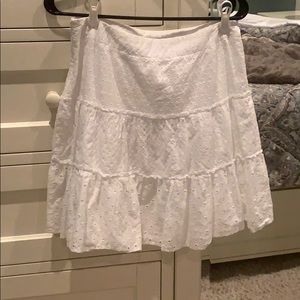 Loft eyelet skirt